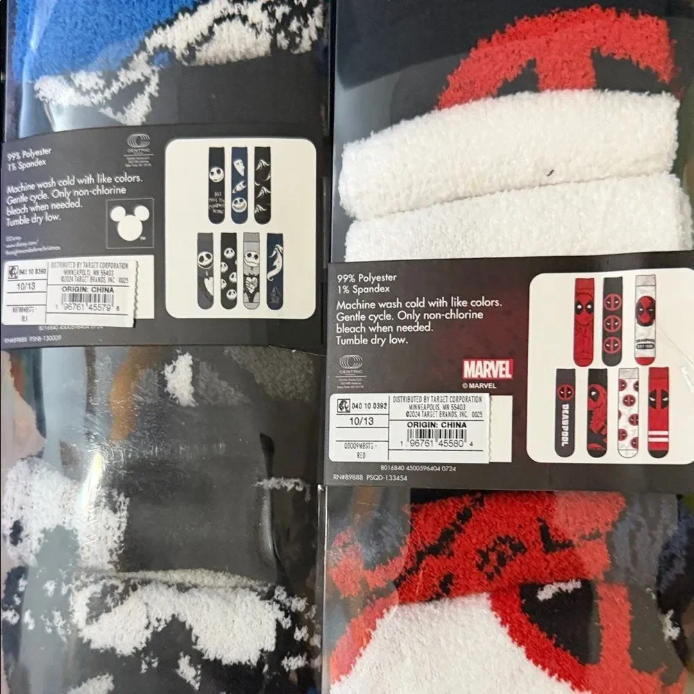 7 Days of Cozy Crew Socks - 6-12  2 Sets of 7 Socks ( Total 14 Socks )